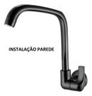 Torneira cozinha parede bica móvel Fitt 1168 F61 preta Lorenzetti Torneira cozinha parede bica móvel Fitt 1168 F61 preta Lorenzetti