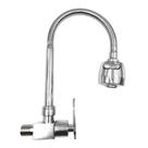 Torneira cozinha parede metal cromada flexivel 1/4 volta c/bica gourmet dimar ref.dmr71731
