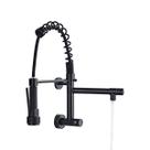 Torneira Cozinha Parede Preta Gourmet Black Fosco 45cm