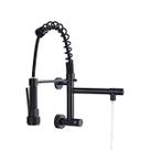 Torneira Cozinha Parede Preta Gourmet Black Fosco 45cm