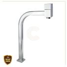Torneira Cozinha Pia Cuba 100% Metal Link Quadrada Cromada Bica Alta Luxo Cód. 3504
