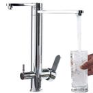 Torneira Cozinha Suporte Filtro Bancada Monocomando Gourmet Saida Dupla