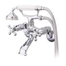 Torneira de banheira Clawfoot Kingston Brass KS266C cromado polido