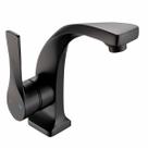 Torneira De Banheiro Curva Bow Misturador Monocomando Baixa Preto