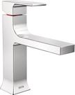 Torneira de banheiro Delta Velum Chrome com 1 furo com dreno de metal