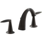 Torneira de banheiro KOHLER Alteo K-45102-4-2BZ Bronze polido a óleo com 2 alças Torneira de banheiro KOHLER Alteo K-45102-4-2BZ Bronze polido a óleo com 2 alças