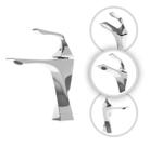 Torneira de Banheiro Lavabo Luxo Paris Monocomando 100% Metal Premium Cromada