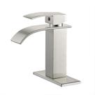 Torneira de banheiro VOTON Waterfall Spout Brush Nickel