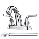 Torneira de banheiro WOWOW 2 Handle 10 cm Centerset Chrome