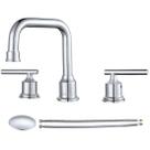 Torneira de banheiro WOWOW Spread Chrome 20cm 3 peças