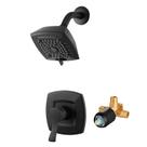 Torneira de chuveiro APOMOOM 6" Matte Black High Pression Set