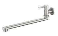 Torneira De Cozinha De Parede Gourmet Aço Inoxidável 25cm