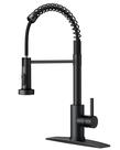Torneira de Cozinha FORIOUS Black com Pulverizador Suspenso