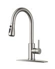 Torneira de cozinha FORIOUS Pull Down Sprayer de níquel escovado Torneira de cozinha FORIOUS Pull Down Sprayer de níquel escovado