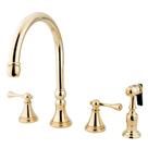 Torneira de Cozinha Kingston Brass KS2792BLBS Latão Polido