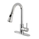 Torneira de Cozinha Kingston Brass LS8721DL com Spray Retrátil Cromada