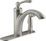 Torneira de Cozinha Kohler Linwood KR29671VS Aço Inoxidável Vibrante