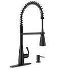 Torneira de cozinha Moen Essie 87814BL Matte Black Power Clean