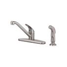 Torneira de cozinha Oakbrook Essentials de níquel escovado com pulverizador