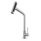 Torneira de Cozinha para Mesa 4 Jatos em Aço Inox Escovado - 774368 - STOC