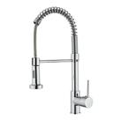 Torneira de Cozinha Torneira Gourmet 52 cm Malibu Água Fria de Bancada em Latão Cromado Prata OEM