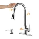 Torneira de cozinha Touch KEER Smart com pulverizador suspenso
