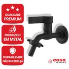 Torneira De Jardim E Tanque Lavanderia Metal Maquina De Lavar Preta De Parede C70