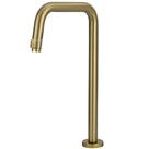 Torneira de Mesa Alta Redonda Modelo U Golden 23mm 1/4 de Volta para Lavatório 1256 - 773134 - STOC Torneira de Mesa Alta Redonda Modelo U Golden 23mm 1/4 de Volta para Lavatório 1256 - 773134 - STOC