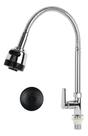 Torneira de Mesa Gourmet com Ducha Para Cozinha - Inox