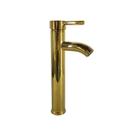 Torneira de Mesa Luxo Banheiro Alta Monocomando Dourado 30cm