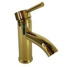 Torneira de Mesa Luxo Banheiro Baixa Monocomando Dourado 17cm