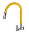 Torneira De Parede Cozinha Metal Jato Duplo Amarelo 1167 C17
