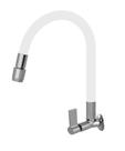 Torneira De Parede Cozinha Metal Jato Duplo Branco 1167 C17