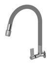Torneira De Parede Cozinha Metal Jato Duplo Cinza 1167 C17