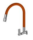 Torneira De Parede Cozinha Metal Jato Duplo Laranja 1167 C17