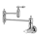 Torneira de Parede para Encher Panelas Kingston Brass KS3101TAL Cromado Polido Torneira de Parede para Encher Panelas Kingston Brass KS3101TAL Cromado Polido