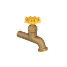Torneira de Parede para Jardim e Tanque com Adaptador de Mangueira Standard Amarela - Deca