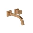 Torneira de Parede para Lavatório Cubo Gold Matte - Deca Torneira de Parede para Lavatório Cubo Gold Matte - Deca