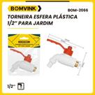 TORNEIRA DE PAREDE plástica 1/2 BOM-2066 TORNEIRA DE PAREDE plástica 1/2 BOM-2066