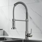Torneira De Pia Cozinha Bancada Gourmet Inox 2 Jatos - Zaganza