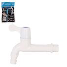 Torneira de plastico pvc branca ½'' de parede pro 12,8x10x3cm