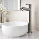 Torneira Denver para Banheiro Alta em Aço Inox