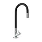 Torneira egaplast mult bancada 1/4 v preta. 50cm
