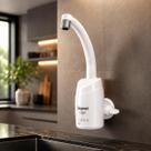 Torneira Elétrica Cozinha Luna 4 Temperaturas 5500w Zagonel Moderna Economica Branca Pratica 127v ou 220v