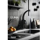 Torneira Elétrica Luna 4T Parede Black 5500W 220V Zagonel Torneira Elétrica Luna 4T Parede Black 5500W 220V Zagonel