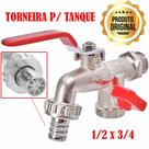 Torneira Esfera Tanque E Máquina Duas Saídas Bico 1/2x3/4 - FERTAK