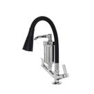 Torneira Filtro Gourmet Flexível Cozinha Bancada Cone Preto C70 Del Metais