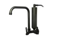 Torneira Filtro Parede Cozinha e Copo 100% Metal Black Preto