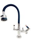 Torneira flexivel gourmet com saída para purificador e maquina