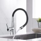 Torneira Flexível Monocomando Para Cozinha, Bancada Quente e Frio Com Arejador FC16